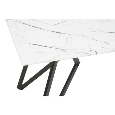 Weston Marble Dining Table With 6 Chairs Set