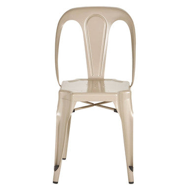 Grange Champagne Metal Chair