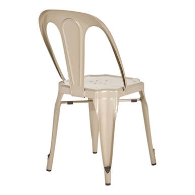 Grange Champagne Metal Chair