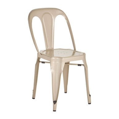 Grange Champagne Metal Chair
