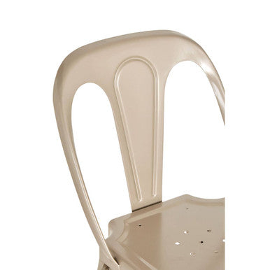 Grange Champagne Metal Chair