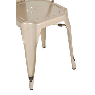 Grange Champagne Metal Chair