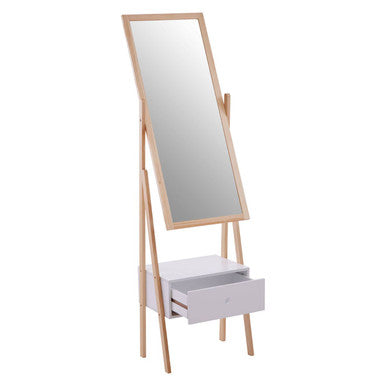 Rostok Mirror Stand Grey Contemporary