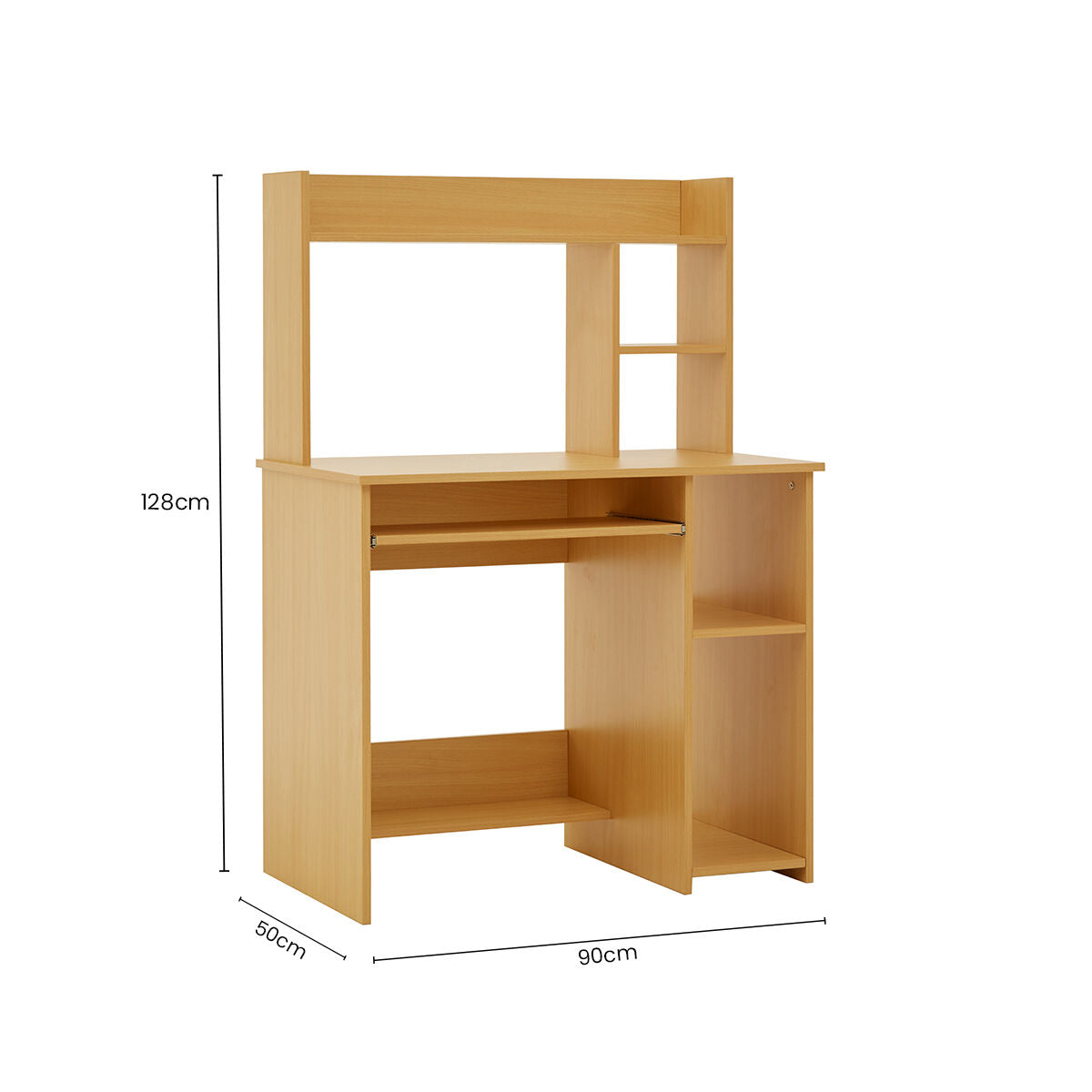 Bradbury Home Office Natural Desk