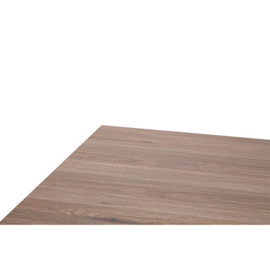 Natural Wood Top Coffee Table With Black Metal Splayed Legs, Oakwill