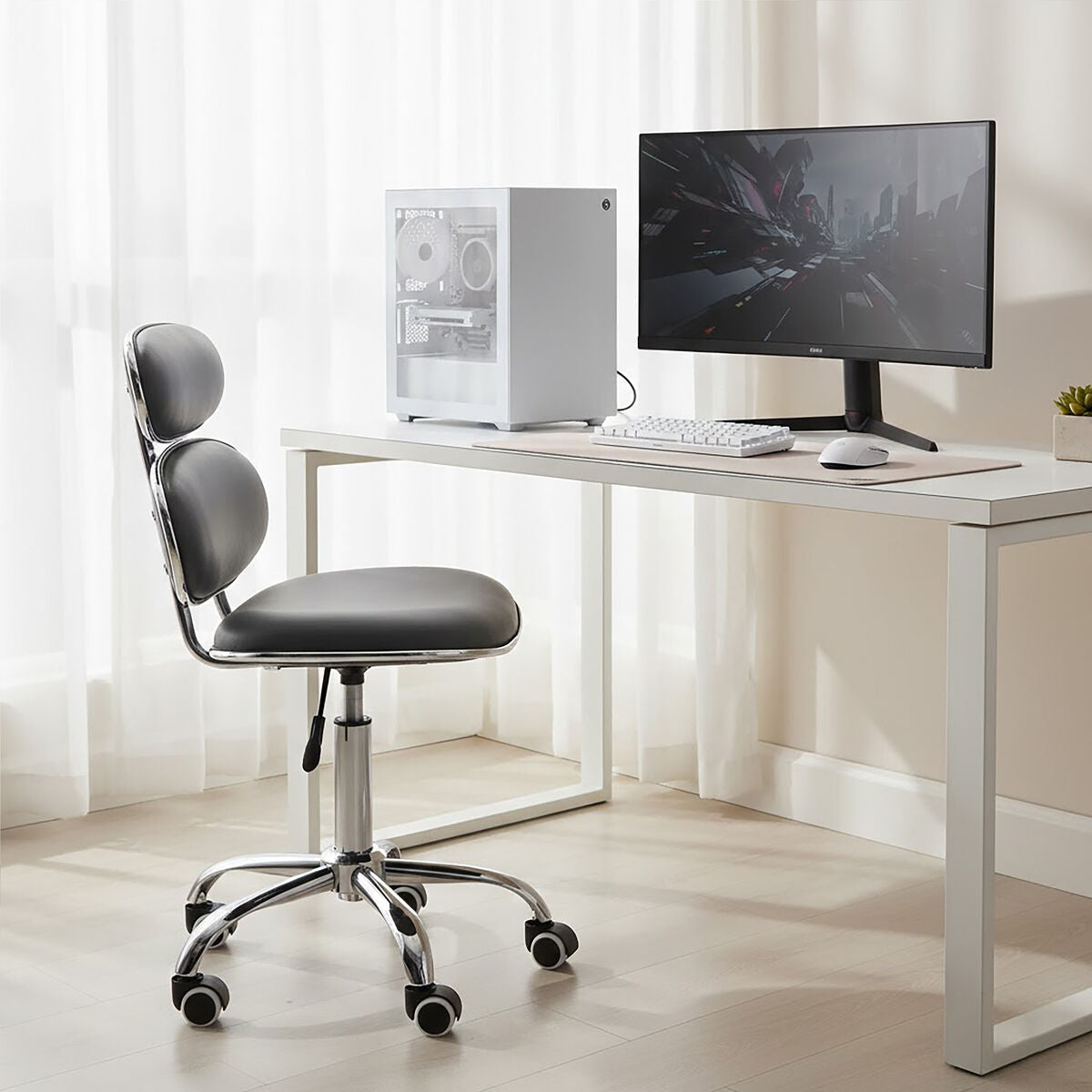 Fran Grey Home Office Chair