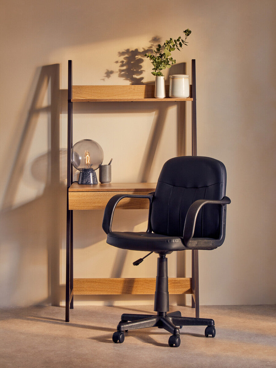 Flint Black Home Office Chair