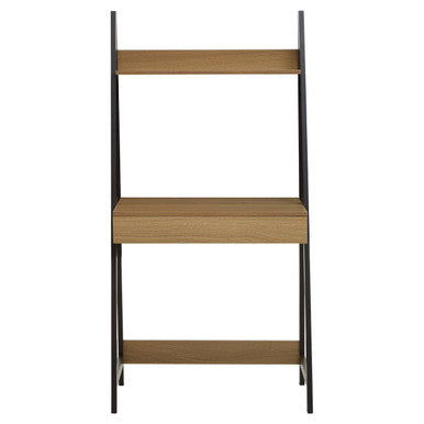 Bradbury Natural Oak Desk With Metal Frame