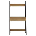Bradbury Natural Oak Desk With Metal Frame