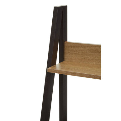 Bradbury Natural Oak Desk With Metal Frame