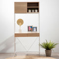 Bradbury Natural Oak Veneer Desk