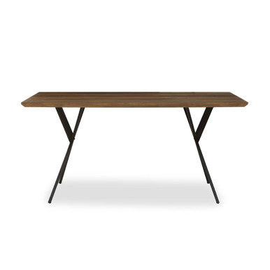 Arron Black Industrial Dining Table
