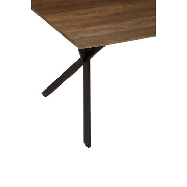 Arron Black Industrial Dining Table