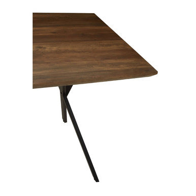 Arron Black Industrial Dining Table