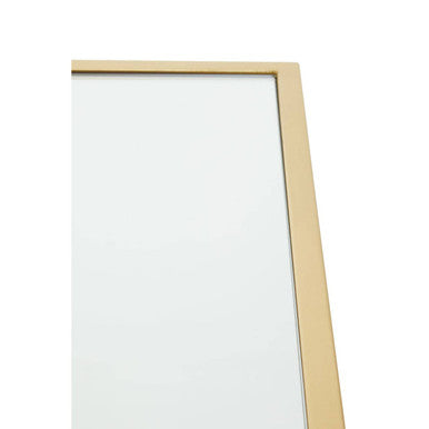 Farran Gold Side Table With Mirror Top