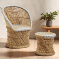 Rowan Natural & Grey Chair & Stool