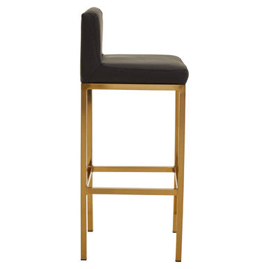 Baina Black & Gold Bar Chair