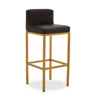Baina Black & Gold Bar Chair