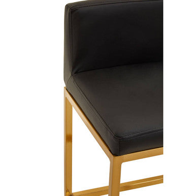 Baina Black & Gold Bar Chair