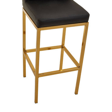 Baina Black & Gold Bar Chair