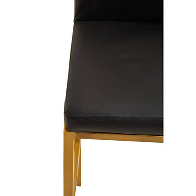 Baina Black & Gold Bar Chair