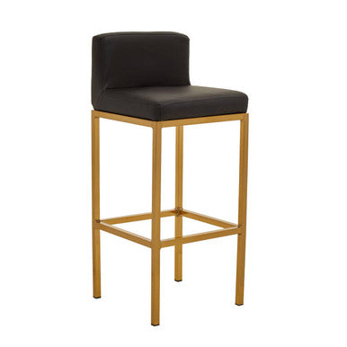 Baina Black & Gold Bar Chair
