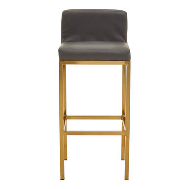 Baina Dark Grey & Gold Bar Chair