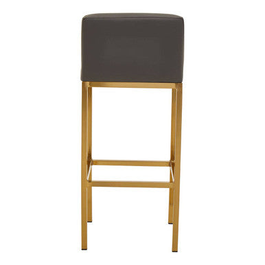 Baina Dark Grey & Gold Bar Chair