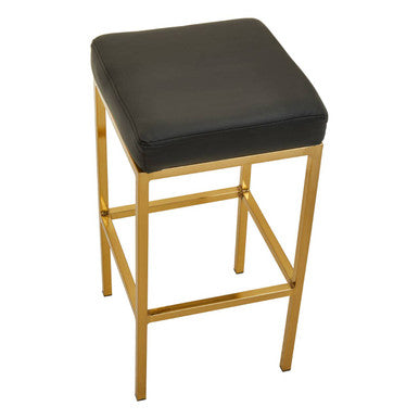 Baina Black & Gold Bar Stool