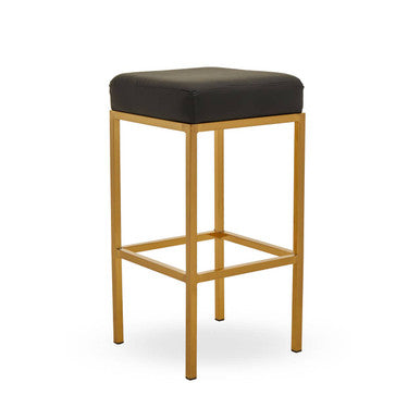 Baina Black & Gold Bar Stool