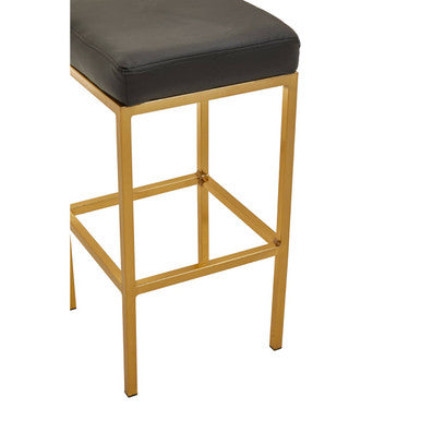 Baina Black & Gold Bar Stool