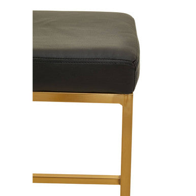 Baina Black & Gold Bar Stool