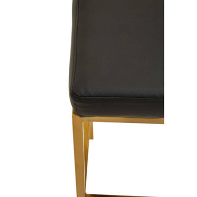 Baina Black & Gold Bar Stool