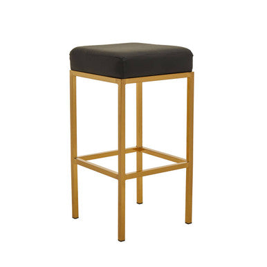 Baina Black & Gold Bar Stool