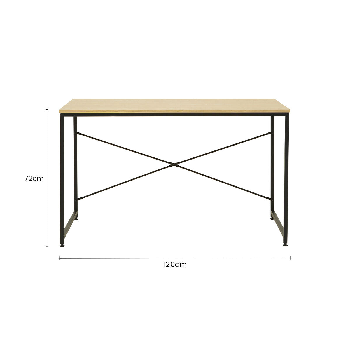 Laxton Light Oak Desk