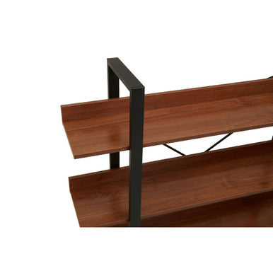 Laxton 3 Tier Black Contemporary Shelf Unit