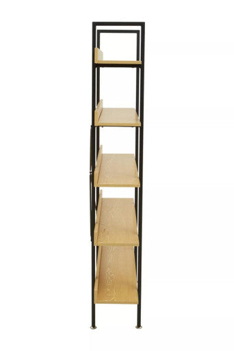 Laxton 5 Tier Light Oak Shelving Unit