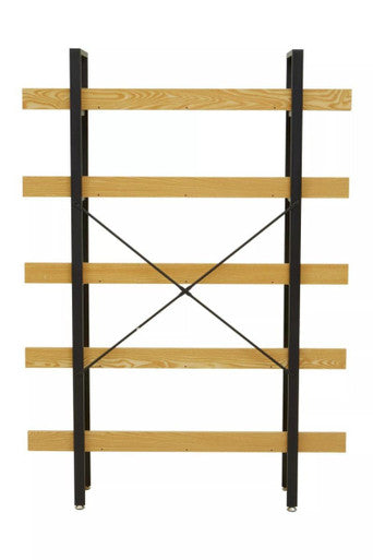 Laxton 5 Tier Light Oak Shelving Unit