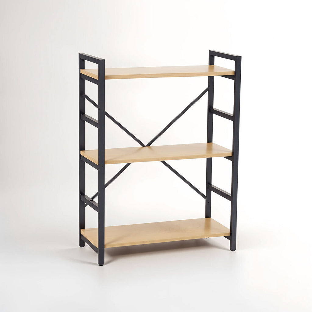 Laxton 3 Tier Light Oak Shelf Unit