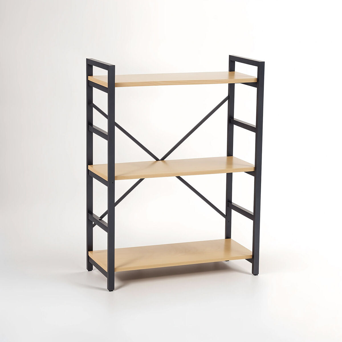 Laxton 3 Tier Light Oak Shelf Unit
