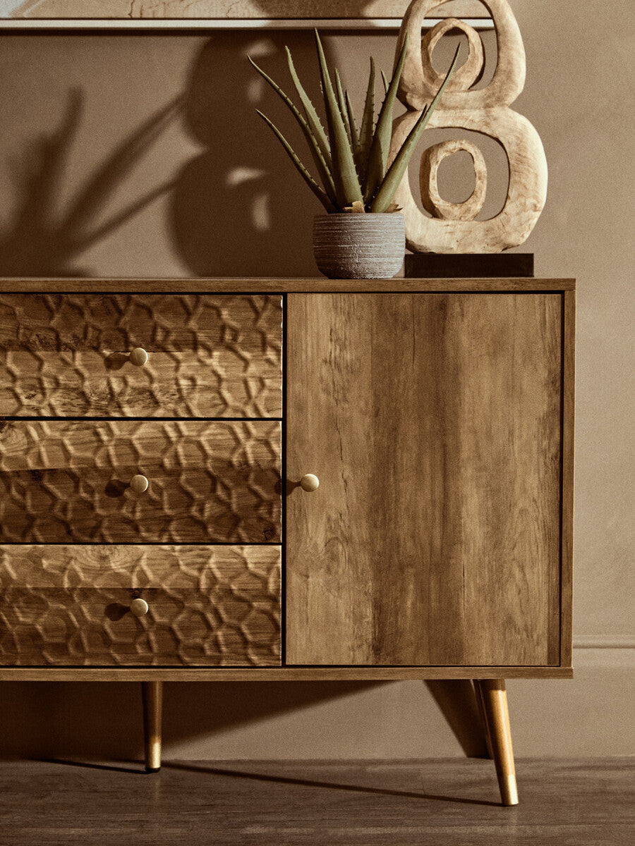 Frida Wood Veneer Modern Sideboard