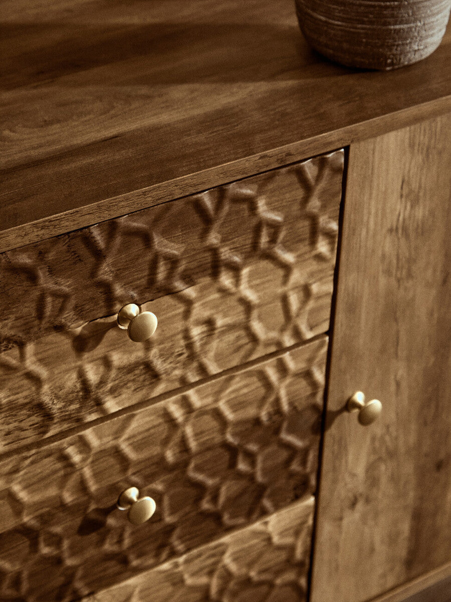 Frida Wood Veneer Modern Sideboard
