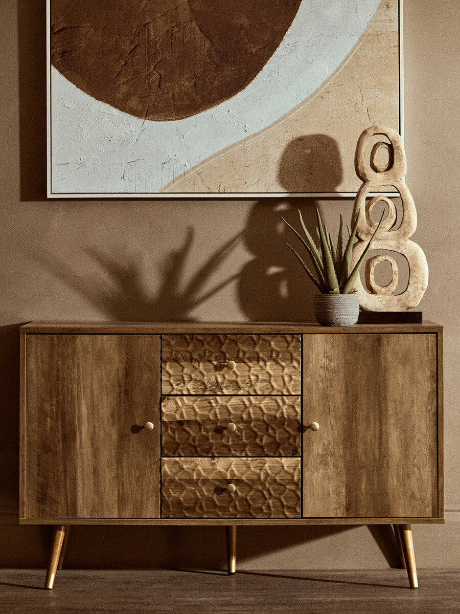 Frida Wood Veneer Modern Sideboard