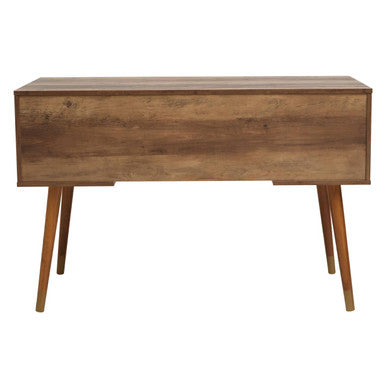 Frida Wood Veneer Desk With Storage
