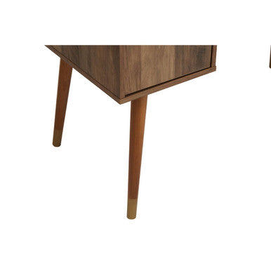 Frida Wood Veneer Desk With Storage
