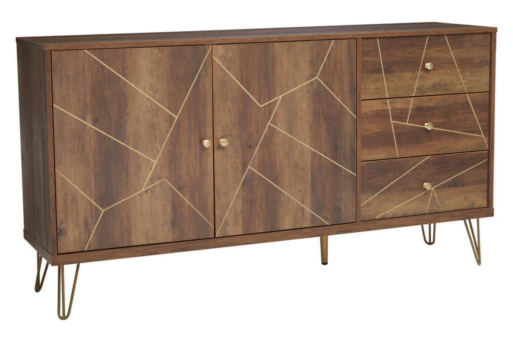 Flori Sideboard With 2 Doors & 3 Drawers