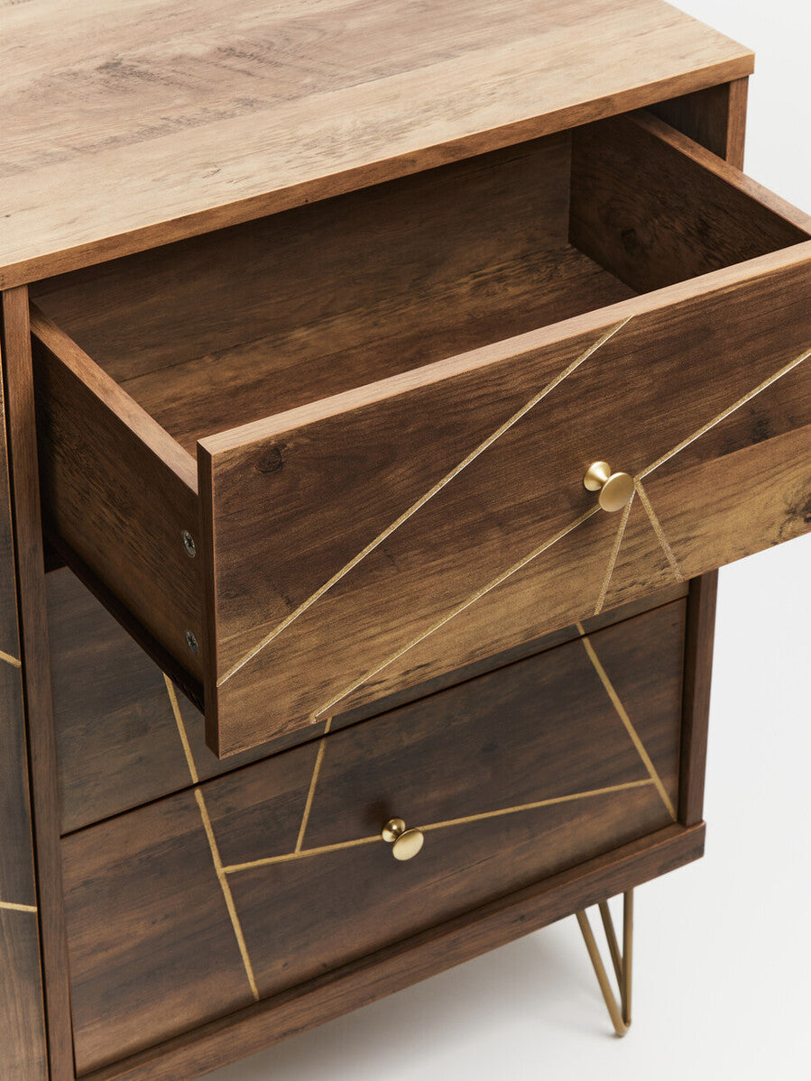 Flori Sideboard With 2 Doors & 3 Drawers