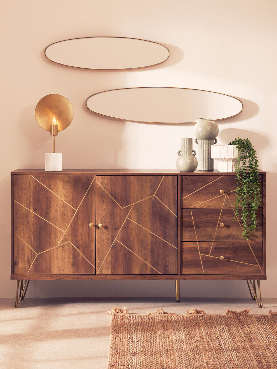 Flori Sideboard With 2 Doors & 3 Drawers