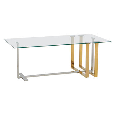 Alvea Silver & Gold Coffee Table
