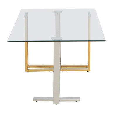 Alvea Silver & Gold Coffee Table